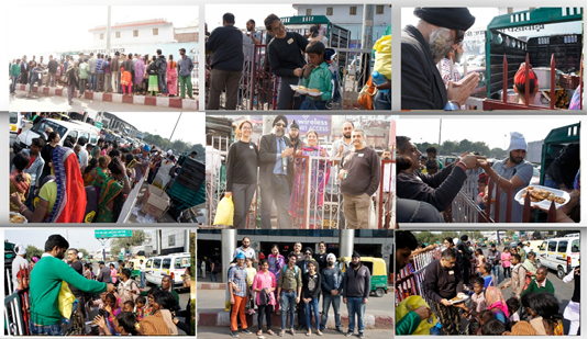 Collage of Nihal Foundation community activities and outreach
